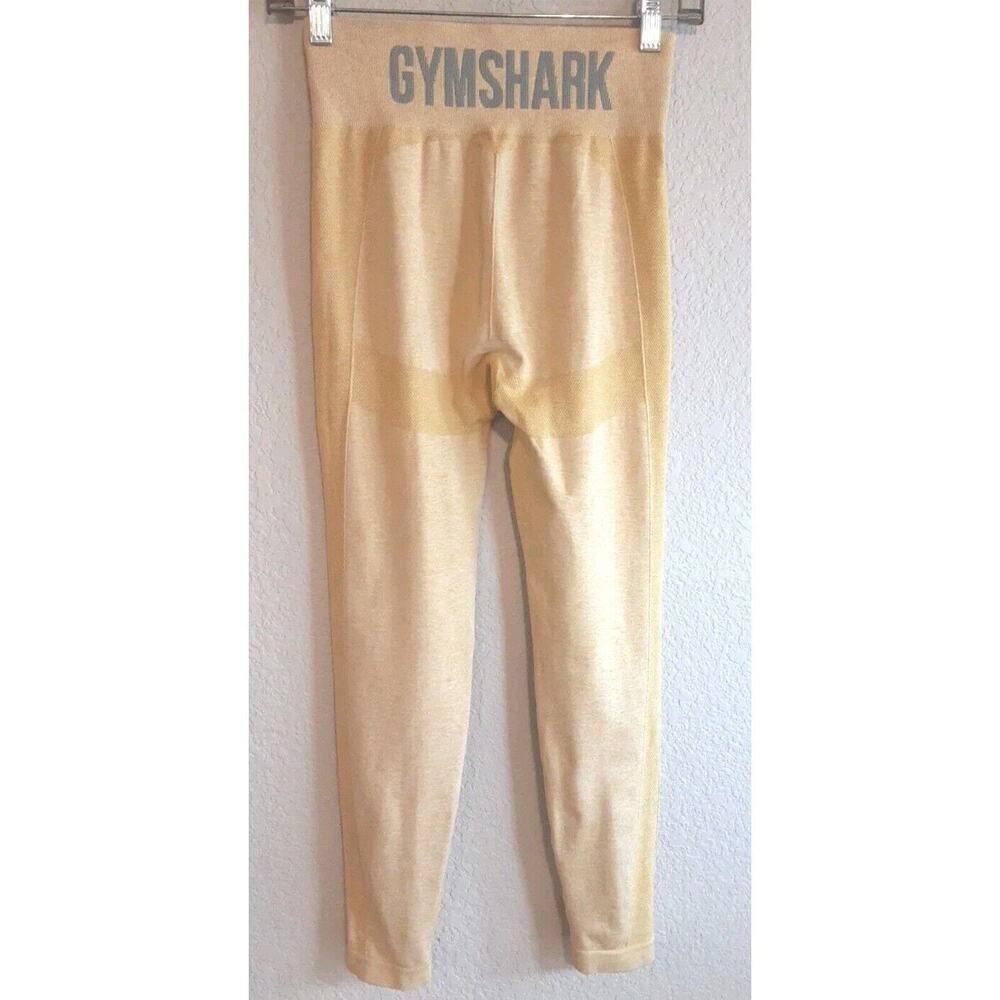 Gymshark NEW Flex High Waisted Leggings Women’s Heather Butter Yellow Small